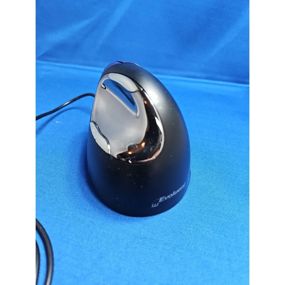 EVOLUENT VM4R Vertical Mouse 4 Right Handed Ergonomic Optical Mouse Wired WORKS